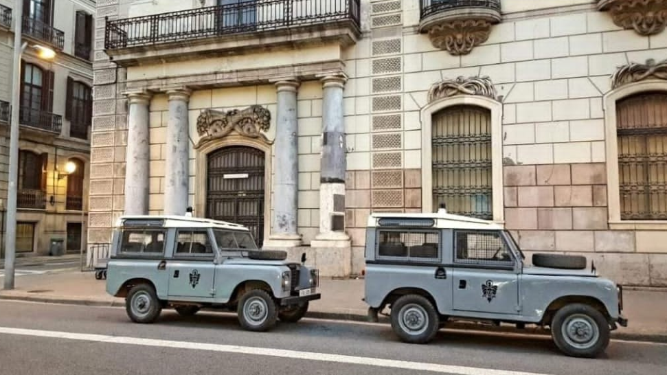 Land Rover Policia Armada Barcelona